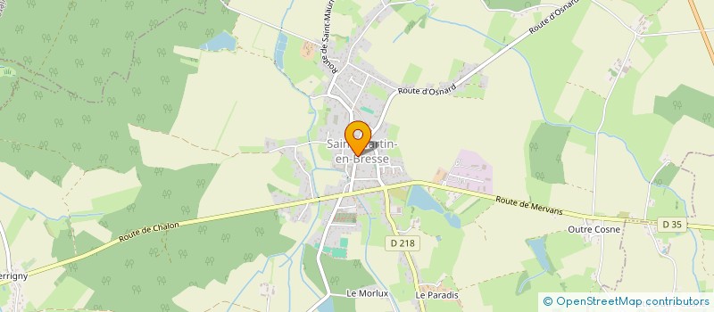 localisation de l'entreprise FOYER ACCUEIL PERSONNES RETRAITE à SAINT-MARTIN-EN-BRESSE