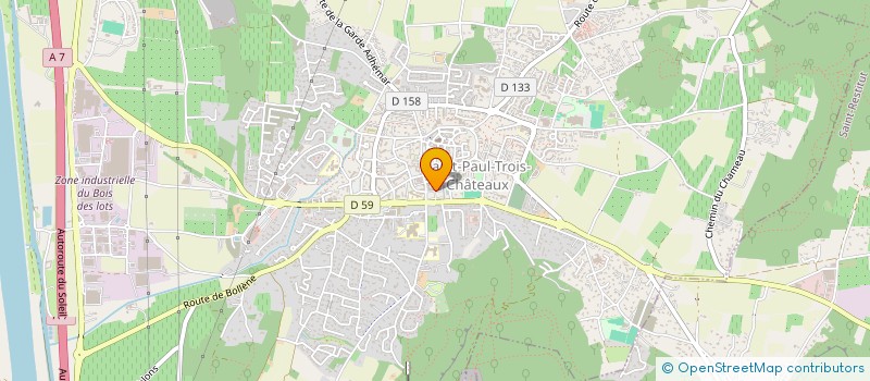 localisation de l'entreprise FOYER ACCUEIL POUR PERSONNES DEPENDANTES  SAINT-PAUL-TROIS-CHATEAUX