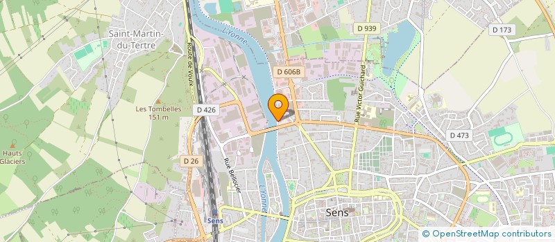 localisation de l'entreprise FOYER AGENTS CENTRE ADMINISTR à SENS