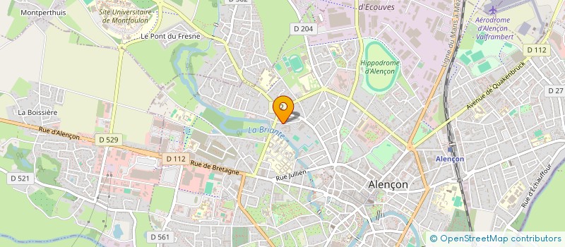 localisation de l'entreprise FOYER AMITIES à ALENCON