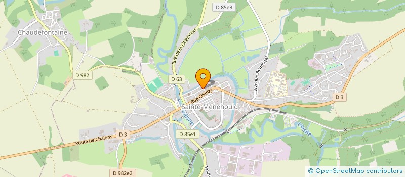 localisation de l'entreprise FOYER ARGONNAIS DE JEUNES TRAV à SAINTE-MENEHOULD