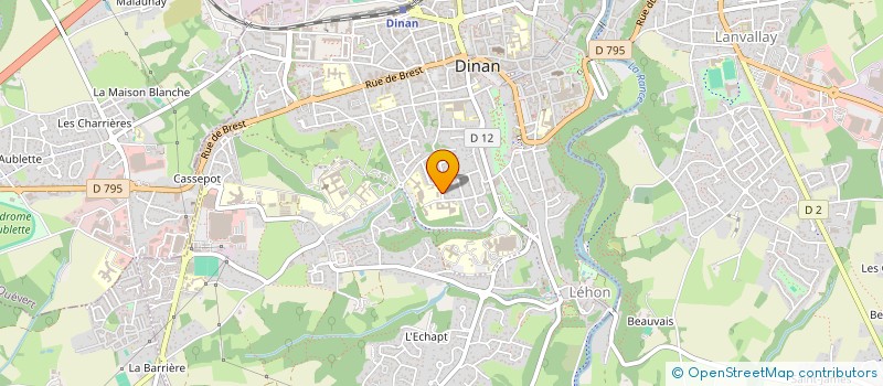 localisation de l'entreprise FOYER C E T DE KERSIAM  DINAN