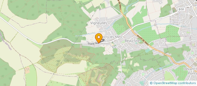 localisation de l'entreprise FOYER CARRE DE MALBERG  LORRY-LES-METZ