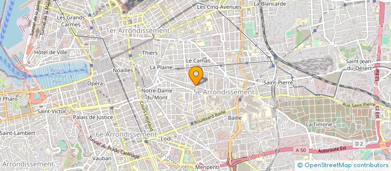 localisation de l'entreprise FOYER CHRETIEN LE PHARE ASSOC à MARSEILLE