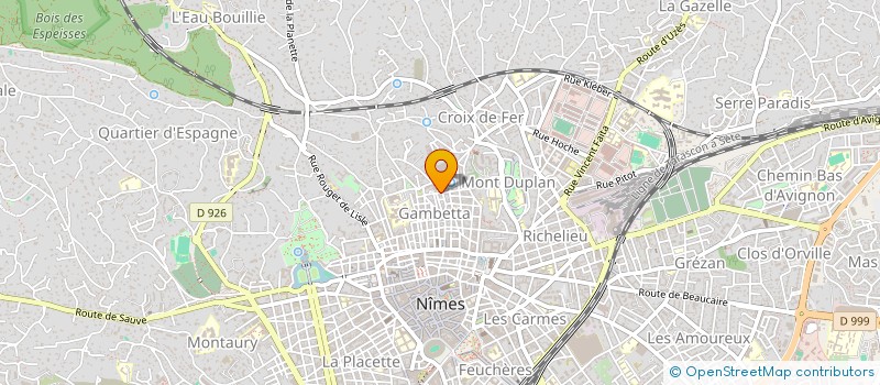 localisation de l'entreprise FOYER CLAIR SOLEIL à NIMES