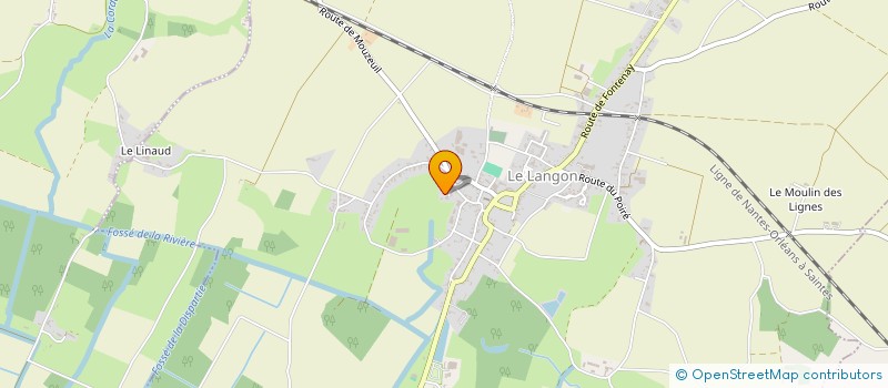 localisation de l'entreprise FOYER CLUB AMITIE LANGONN  LE LANGON