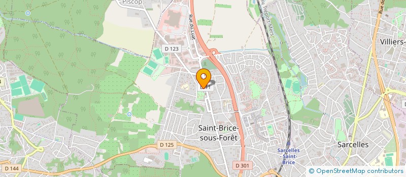 localisation de l'entreprise FOYER CLUB DE L AMITIE  SAINT-BRICE-SOUS-FORET