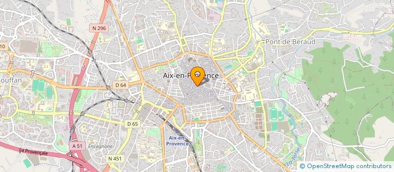 localisation de l'entreprise FOYER CLUB DU 3EME AGE  AIX-EN-PROVENCE