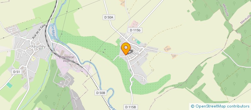 localisation de l'entreprise FOYER CLUB DU 3EME AGE DE FROLOIS  FROLOIS