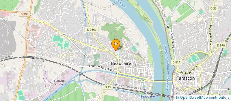 localisation de l'entreprise FOYER COOPERATIF SOCIO-EDUCATIF DU C.E.S DE BEAUCAIRE  BEAUCAIRE