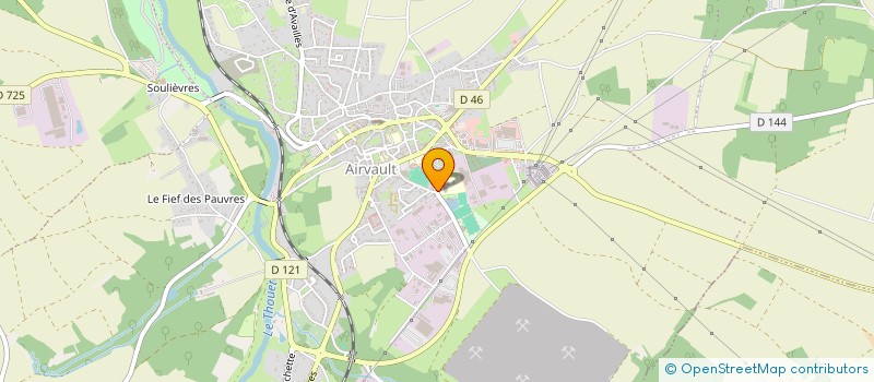localisation de l'entreprise FOYER COOPERATIVE DU COLLEGE VOLTAIRE D'AIRVAULT  AIRVAULT