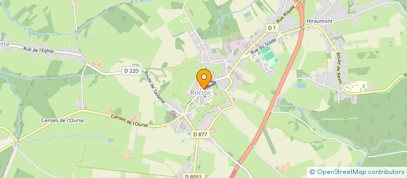 localisation de l'entreprise FOYER CULTUREL  ROCROI