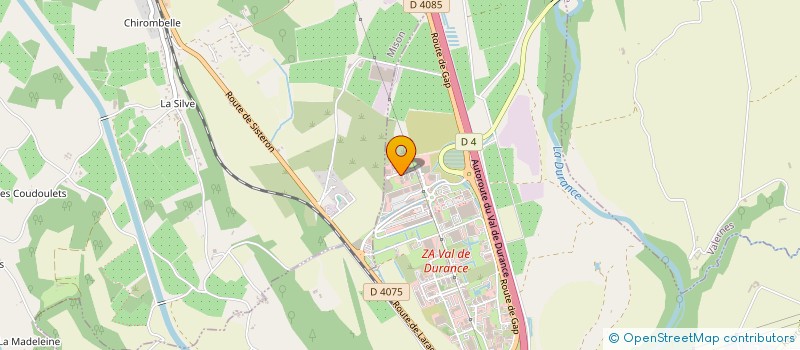 localisation de l'entreprise FOYER CULTUREL ET SPORTIF DE L AERA DE CASTEL BEVONS  BEVONS