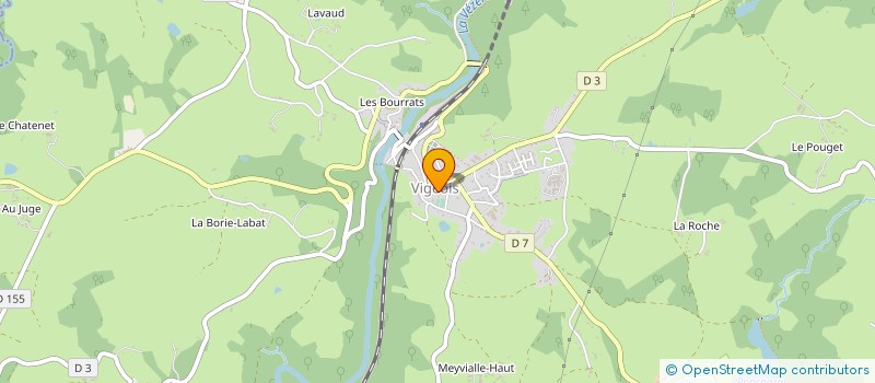 localisation de l'entreprise FOYER CULTUREL LAIQUE COMITE DES FETES  SAINT-BONNET-L'ENFANTIER