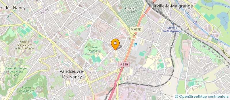 localisation de l'entreprise FOYER CULTUREL LAIQUE DE VANDOEUVRE-BRICHAMBEAU  VANDUVRE-LES-NANCY