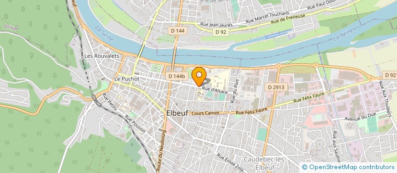 localisation de l'entreprise FOYER D'ACCUEIL DE L'ENFANCE à ELBEUF