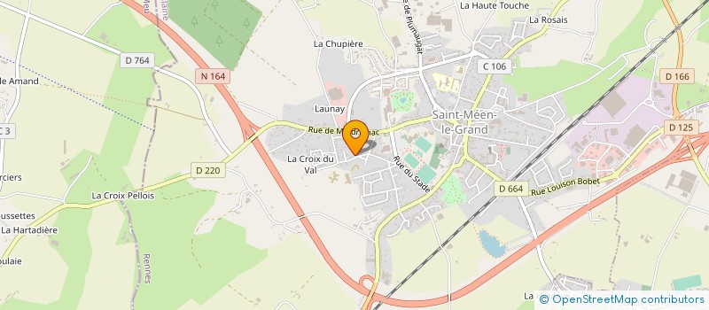 localisation de l'entreprise FOYER D ACCUEIL MEDICALISE GOANAG à SAINT-MEEN-LE-GRAND