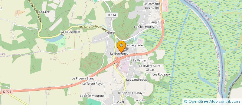 localisation de l'entreprise FOYER D'ANIMATION DE BEGANNE  BEGANNE