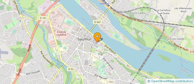 localisation de l'entreprise FOYER D ENFANTS LES TOURELLES à SAUMUR