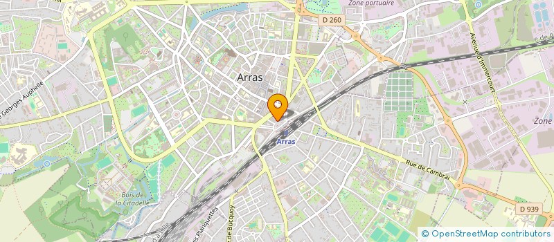 localisation de l'entreprise FOYER D ISBERGUES à ARRAS
