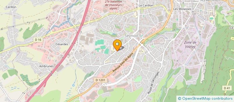 localisation de l'entreprise FOYER DE JEUNES ET D'EDUCATION POPULAIRE à ANNECY