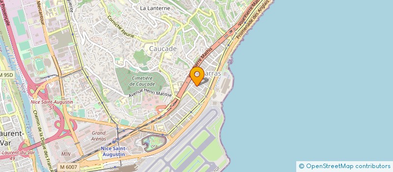 localisation de l'entreprise FOYER DE JEUNES FILLES LE ROC à NICE