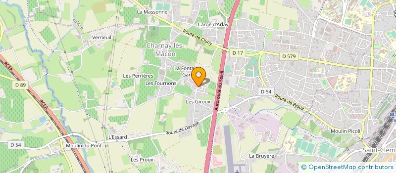 localisation de l'entreprise FOYER DE L AMITIE à CHARNAY-LES-MACON