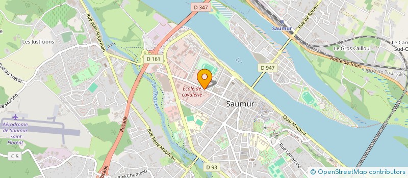 localisation de l'entreprise FOYER DE L'EAABC  SAUMUR