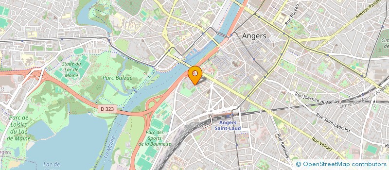 localisation de l'entreprise FOYER DE L ESVIERE à ANGERS