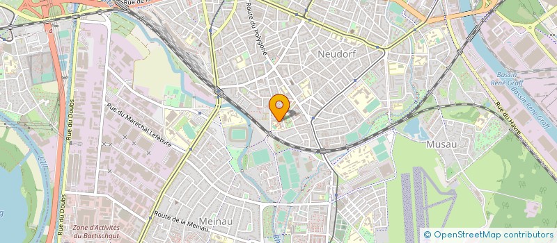 localisation de l'entreprise FOYER DE LA JEUNESSE CHARLES FREY  STRASBOURG