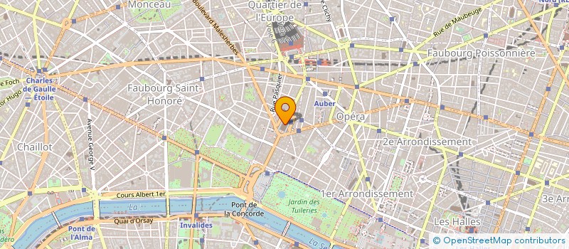 localisation de l'entreprise FOYER DE LA MADELEINE à PARIS