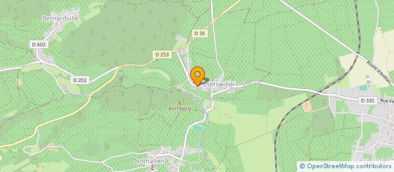 localisation de l'entreprise FOYER DE LOISIRS POPULAIRES  ITTERSWILLER