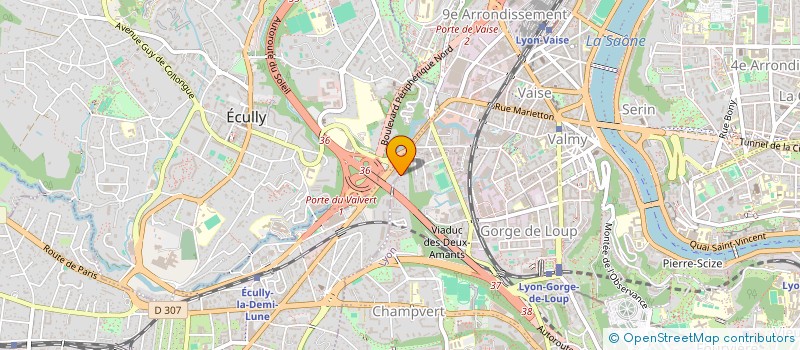 localisation de l'entreprise FOYER DE MONTRIBLOUD PENSION à LYON