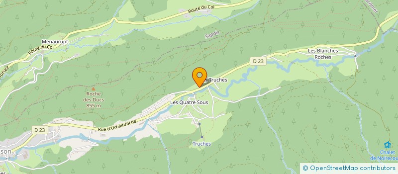 localisation de l'entreprise FOYER DE SKI DE FOND DE VAGNEY-ROCHESSON  ROCHESSON