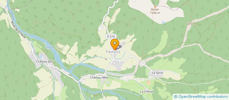 localisation de l'entreprise FOYER DE SKI DE FOND DU GRAND FERRAND  TREMINIS