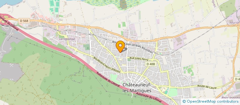 localisation de l'entreprise FOYER DES ANCIENS à CHATEAUNEUF-LES-MARTIGUES