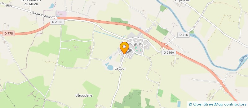 localisation de l'entreprise FOYER DES ANCIENS DE CHAMPTEUSSE-SUR-BACONNE  CHENILLE-CHAMPTEUSSE