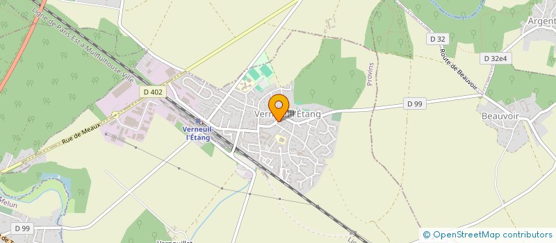 localisation de l'entreprise FOYER DES CLOCHERS DE L' YERRES  VERNEUIL-L'ETANG