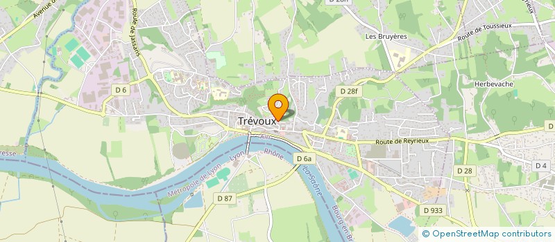 localisation de l'entreprise FOYER DES ELEVES à TREVOUX