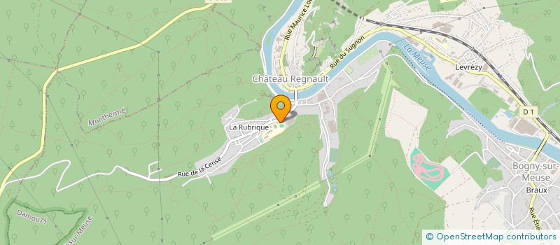 localisation de l'entreprise FOYER DES ELEVES DU C.E.S. JULES FERRY  BOGNY-SUR-MEUSE