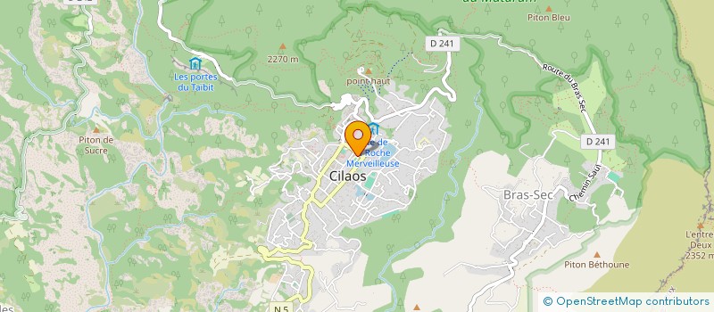 localisation de l'entreprise FOYER DES ELEVES DU COLLEGE ALSACE CORRE à CILAOS