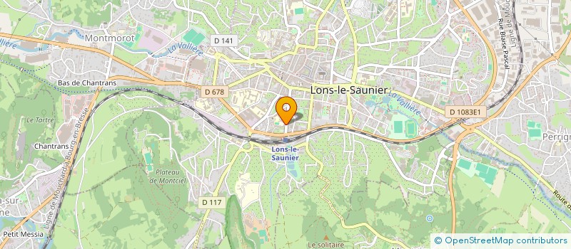 localisation de l'entreprise FOYER DES ELEVES DU COLLEGE BRIAND à LONS-LE-SAUNIER