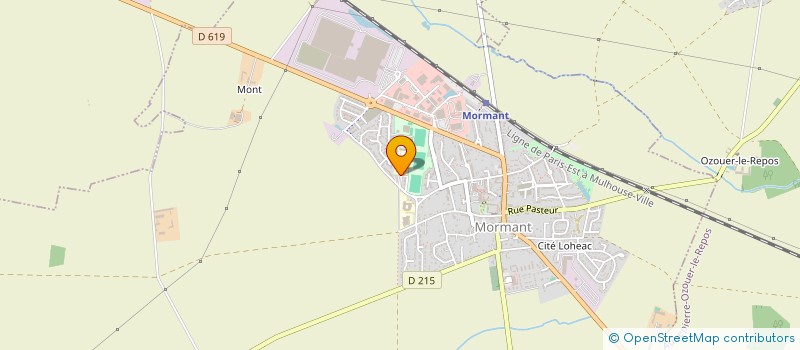 localisation de l'entreprise FOYER DES ELEVES DU COLLEGE DE MORMANT  MORMANT