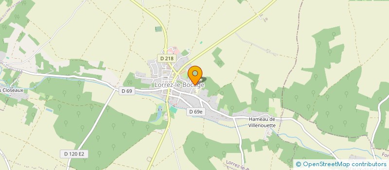 localisation de l'entreprise FOYER DES ELEVES DU COLLEGE JACQUES PREVERT DE LORREZ-LE-BOCAGE  LORREZ-LE-BOCAGE-PREAUX