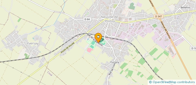 localisation de l'entreprise FOYER DES ELEVES DU COLLEGE JEAN ROSTAND  NEUVILLE-DE-POITOU