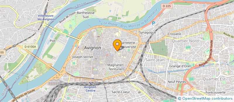 localisation de l'entreprise FOYER DES ETUDIANTES DE PROVENCE à AVIGNON