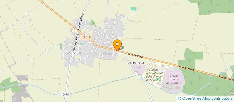 localisation de l'entreprise FOYER DES JEUNES  SOURDUN