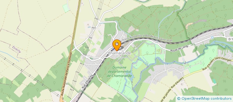 localisation de l'entreprise FOYER DES JEUNES à CHAMARANDE