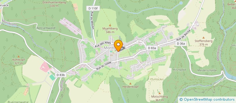 localisation de l'entreprise FOYER DES JEUNES  MONTBRONN