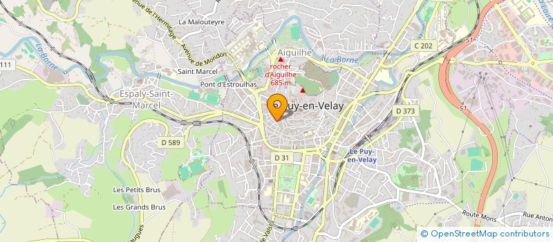 localisation de l'entreprise FOYER DES JEUNES  LE PUY-EN-VELAY